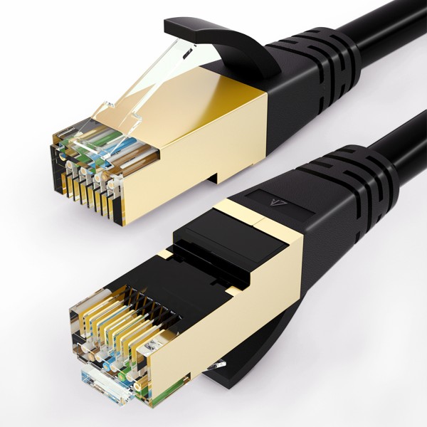  Cat 8 Ethernet Cable 25 ft, Gigabit Lan Network H...